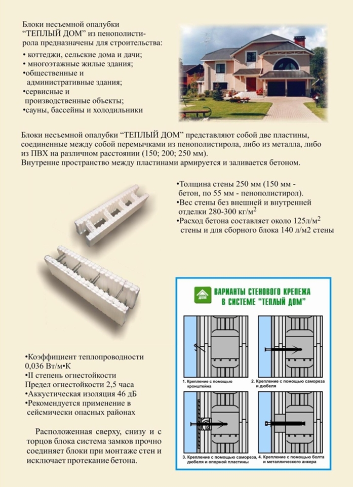 Строительство домов из блоков Дюрисол (Durisol)